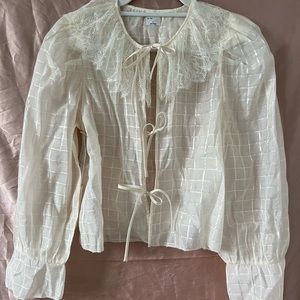 Aritzia cover up blouse. Super cute for the summer!